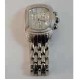 A Techno Master gentleman's diamond set chronograph wristwatch