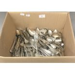 A quantity of 800 silver cutlery (approximately 84 troy ounces of weighable silver)