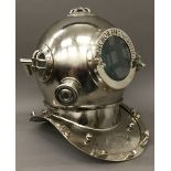 A replica divers helmet