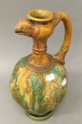 A Chinese pottery ewer