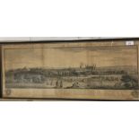 An 18th century view, The North West Prospect of the University and Town of Cambridge,