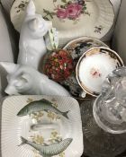 A quantity of decorative ceramics and glassware