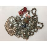 A quantity of assorted silver jewellery (86 grammes total weight)