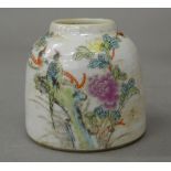 A small Chinese porcelain ink pot