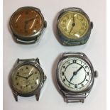 Four gentleman's vintage wristwatches