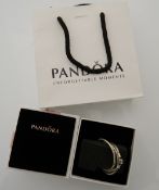 A boxed Pandora silver necklace