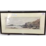 PHILIP MITCHELL, watercolour of a cove, signed and dated 1853,