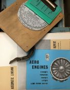 A box of aeronautic ephemera, etc.