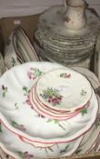 A quantity of Continental porcelain dinner wares
