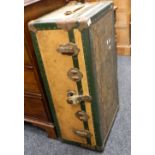 A vintage travelling trunk