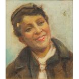 CONTINENTAL SCHOOL (19th/20th century), Portrait of a Boy, oil on canvas, framed. 16.5 x 19.5 cm.