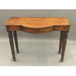 A Victorian mahogany hall table