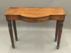 A Victorian mahogany hall table