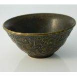 A small Chinese bronze bowl