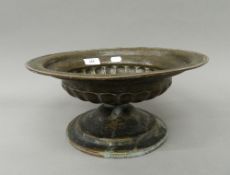 A brass tazza