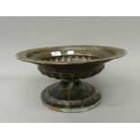 A brass tazza