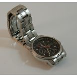 A gentleman's Seiko chronograph wristwatch