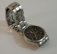 A gentleman's Seiko chronograph wristwatch