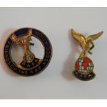 Two WWII RAF badges