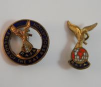 Two WWII RAF badges