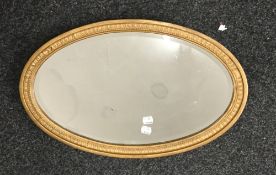 A small gilt framed mirror