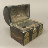 A small Victorian brass mounted coromandel box