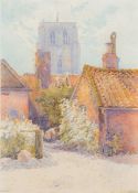 C E BAKER (20th century) British (AR), Beccles, watercolour, signed and titled, framed and glazed.