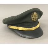 A Vietnam era US Air Force peaked hat