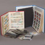 A large stamp collection Including various British and Commonwealth stamps contained in albums,