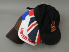 A cotton "I'm too sexy for my hat" baseball cap A United Kingdom baseball cap;