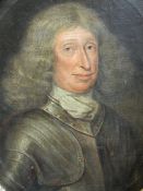 ENGLISH SCHOOL (17th Century) Portrait of a Noble in Armour Oil on canvas, unsigned,