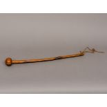 A 19th century lignum vitae knobkerrie Of typical form,