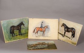 LIONEL HAMILTON-RENWICK (1917-2003) British (AR) A collection of various Equestrian scenes Oils on