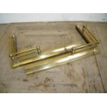 Adjustable width brass fire fender