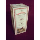 Boxed Famous Grouse Highland Decanter 100 Years commemorative set
