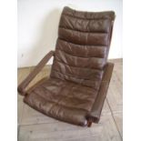 Ingmar Relling Norwegian Siesta lounger chair circa 1960