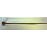 Copper coaching horn (length 123cm)