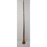 Copper coaching style horn (length 125cm)