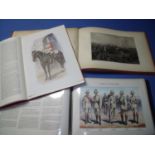 Group of military related books including British Battles with Descriptive Text by William