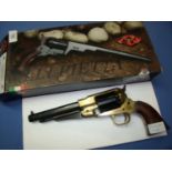 Pietta Remmington .36 percussion cap revolver Mod 58, serial no. R370701 boxed as new (section 1