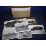 Selection of circa WWI and later military photos and photographic prints of armoured vehicles