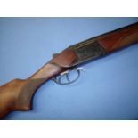 Baikal 12 bore over & under ejector shotgun with 27 3/4 inch barrels, choke 3/4 & 1/4 with 14 1/4