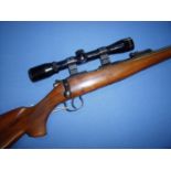 Brno Mod 2-E-H bolt action rifle fitted with Nikko Sterling Gold Crown 4x32 wide angle scope (no