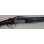 Charles Osborne 12 bore side by side box lock ejector with 28 inch barrels by R. Raine & Co,