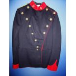 5th Royal Irish Lancers ORs tunic with associated buttons and collar dogs