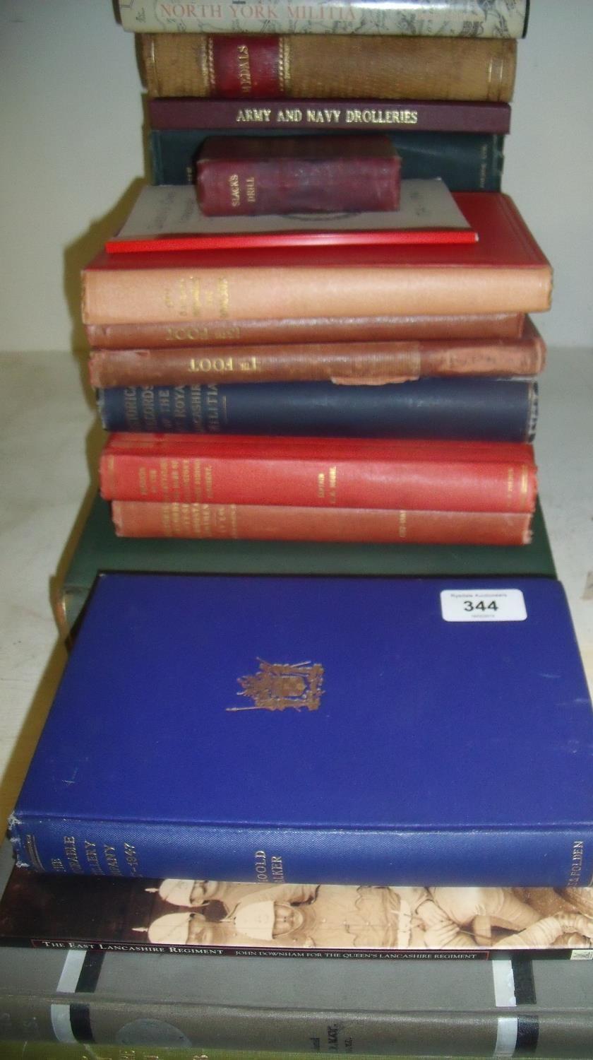 Collection of mostly regimental history and Handbook of Company, Battalion and Brigade Slack Drills,