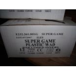 Case of 250 12 bore Eley Super Game 2 3/4 inch 32grm 6 shot shotgun cartridges (shotgun