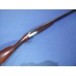 Webley & Scott 12 bore side by side ejector shotgun with 29 inch barrels, choke 3/4 & 1/4, with