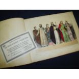 Les Rois Et Reines De France En Estampes, with twenty two coloured plates in full leather binding (