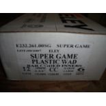 Case of 250 Eley Super Game 12 bore 2 3/4 inch 32grm 6 shot shotgun cartridges